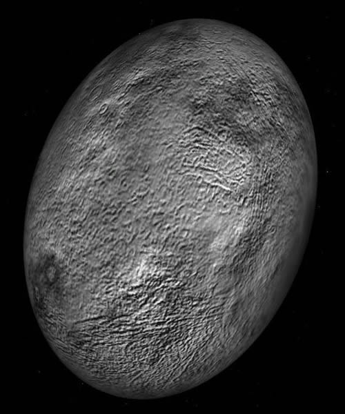 Cüce gezegen Haumea (çizim)