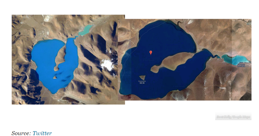 Cuowomo gölü Çin in otonom Tibet özerk bölgesindeki Ngamring kentinden